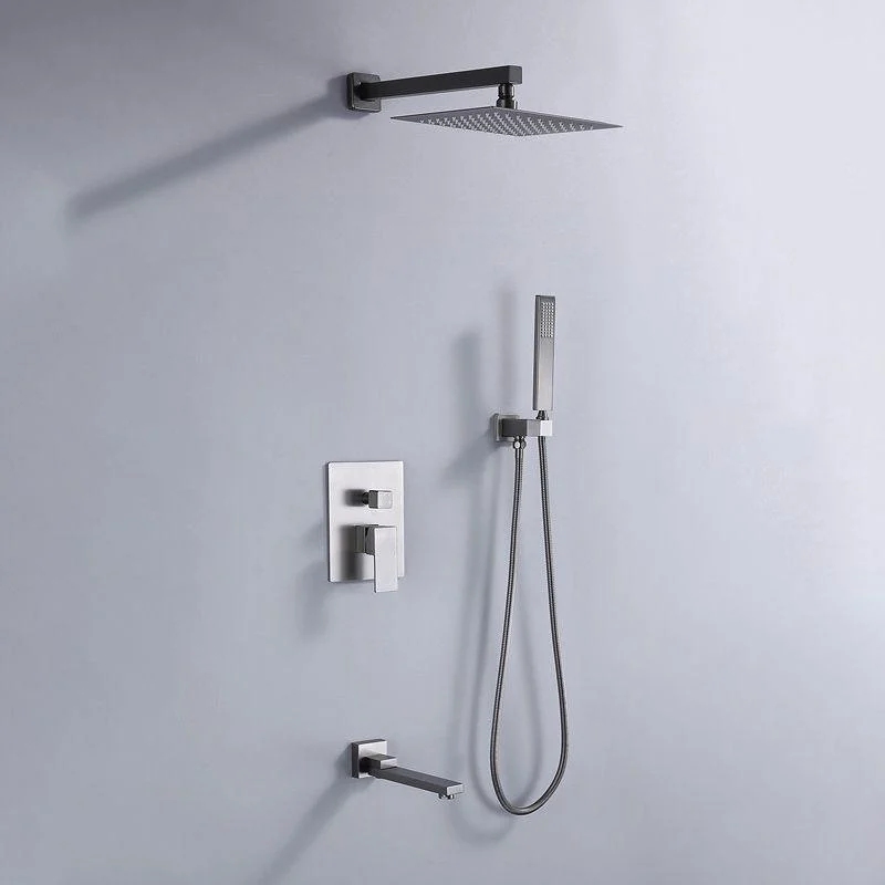 Shower System Massage Jet Lever Handheld Shower Head Shower Combo -Bathlova