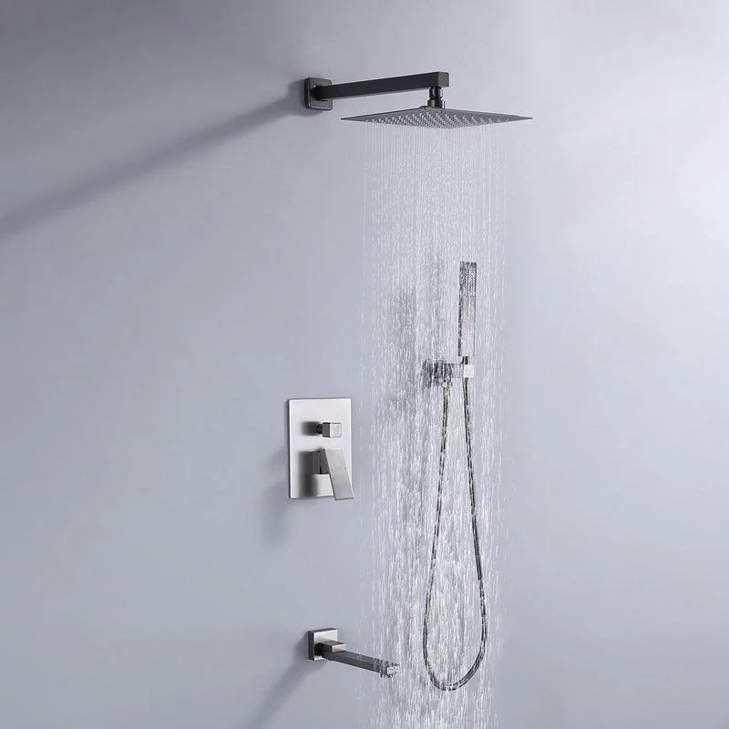 Shower System Massage Jet Lever Handheld Shower Head Shower Combo -Bathlova