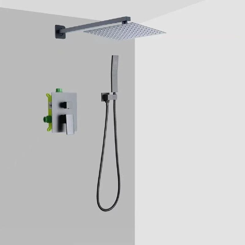 Shower System Wall Mounted Massage Jet Adjustable Spray Pattern Shower Trim -Bathlova