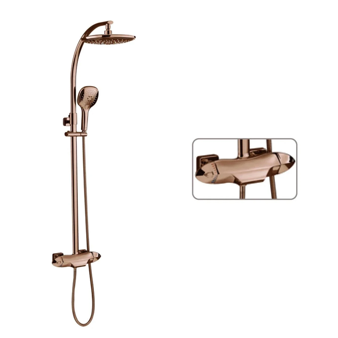 Shower System With Constant Temperature Design 3-function Bathroom Tap -Bathlova