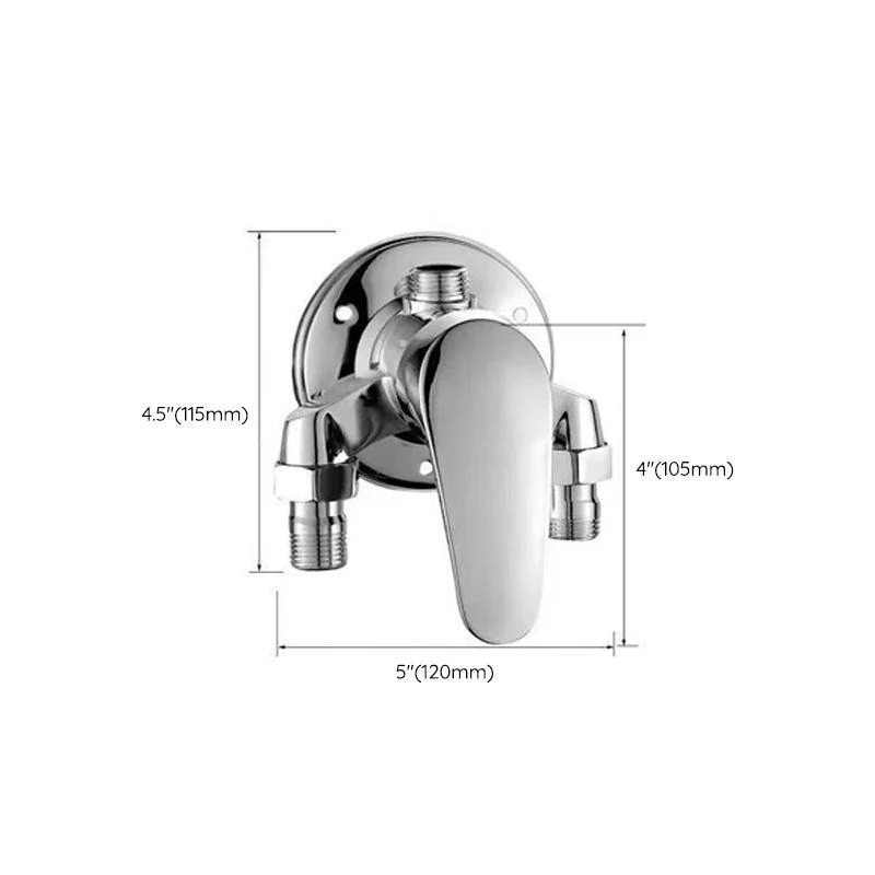 Shower Trim Massage Jet Level Handle Wall Mounted Shower Trim -Bathlova