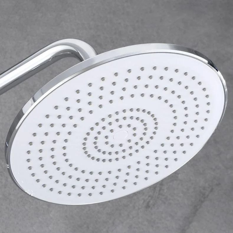 Shower Trim Round Rain Massage Jet Handheld Shower Head System -Bathlova