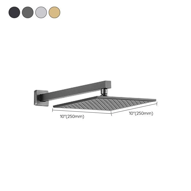 Shower Trim Square Massage Jet Rain Wall Mounted Shower System -Bathlova