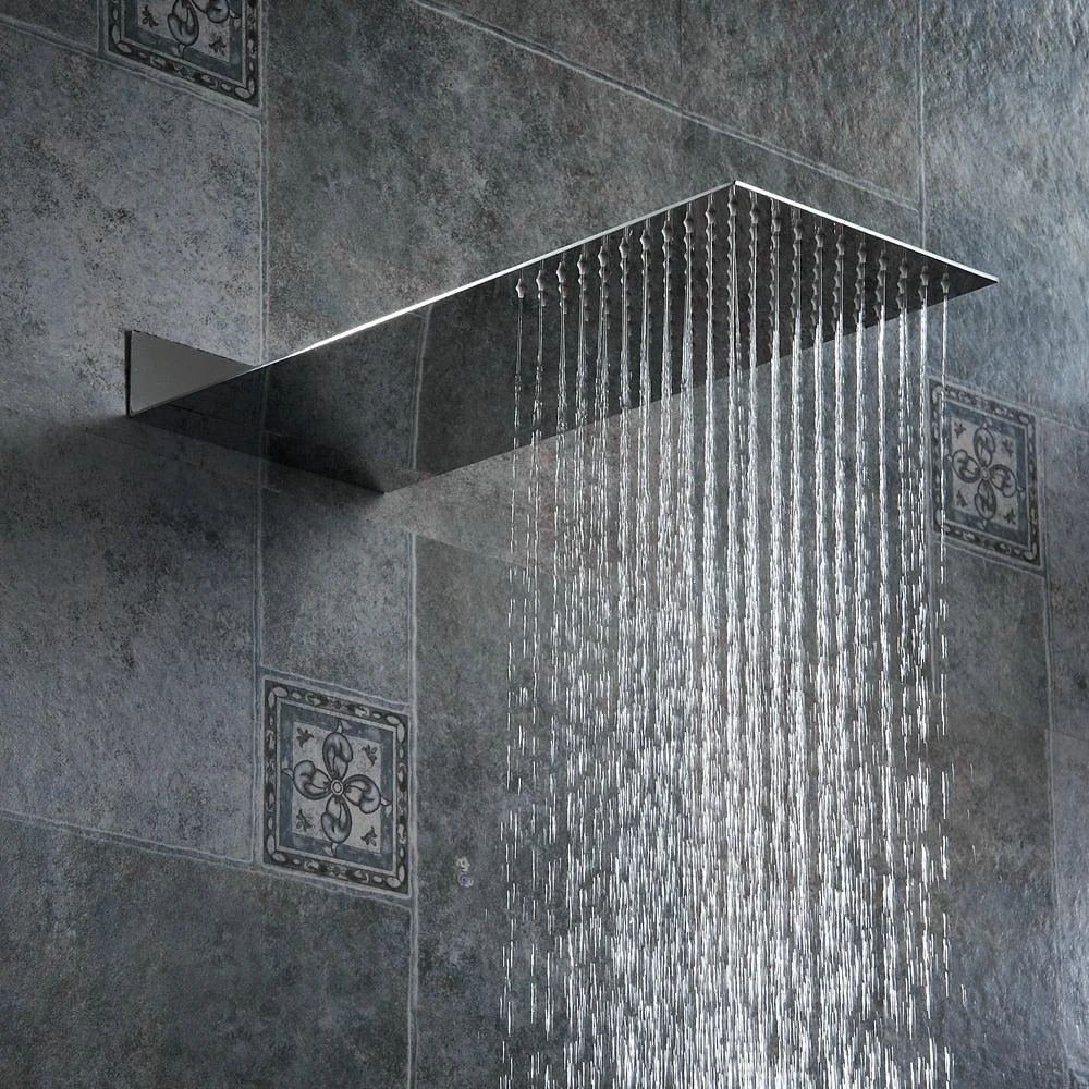 Showerhead Rainfall Shower Head Rain Shower High Pressure Shower Head -Bathlova