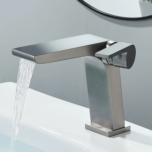 Side Lever Handle Bathroom Sink Tap -Bathlova