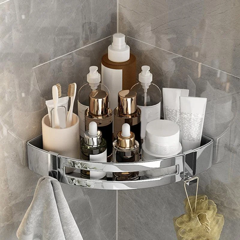 Silver Bathroom Accessories Hardware Set Modern Bathroom Accessory Kit -Bathlova