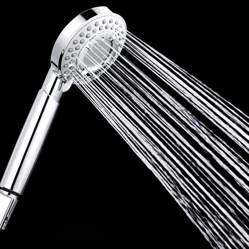 Silver Handheld Shower Head 3 Sprays Stainless Steel Wall-Mount Showerhead -Bathlova