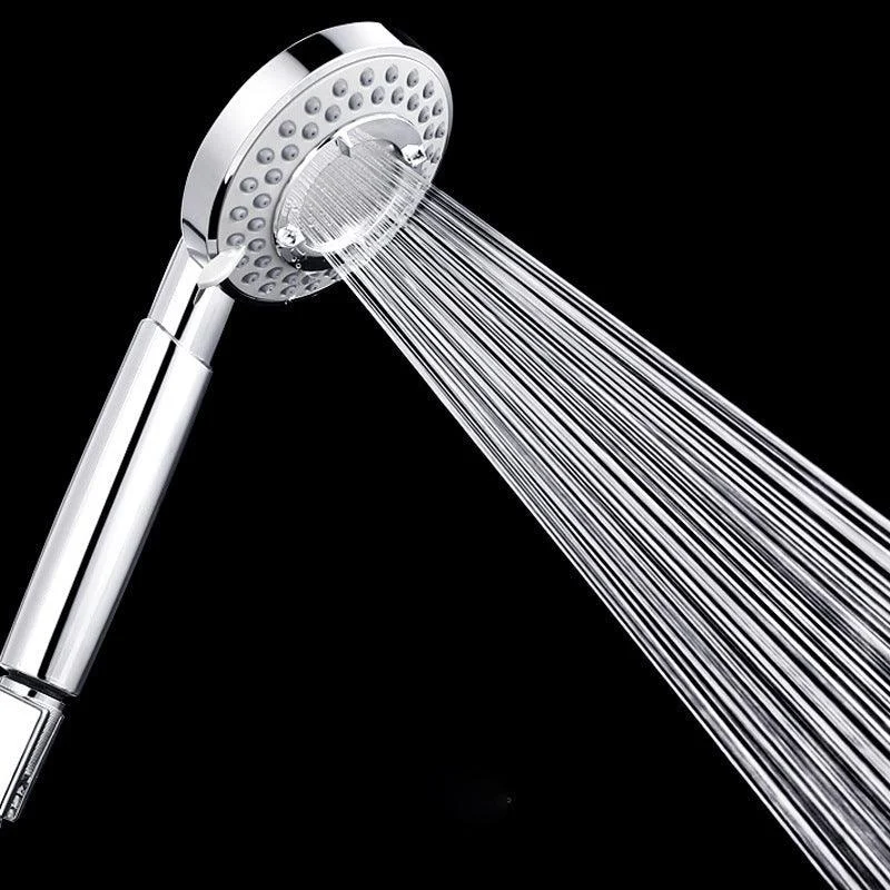 Silver Handheld Shower Head 3 Sprays Stainless Steel Wall-Mount Showerhead -Bathlova