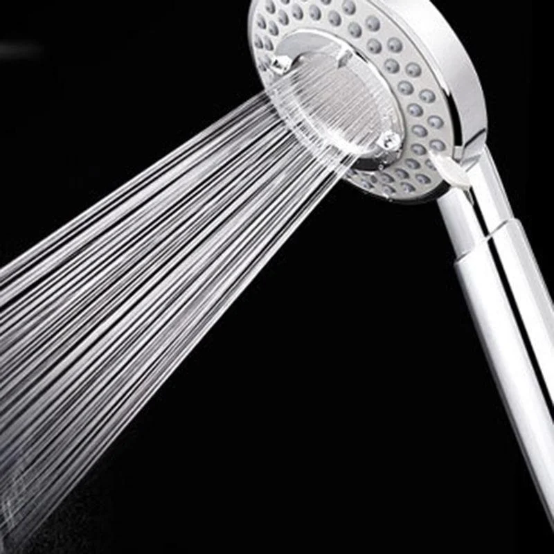 Silver Handheld Shower Head 3 Sprays Stainless Steel Wall-Mount Showerhead -Bathlova