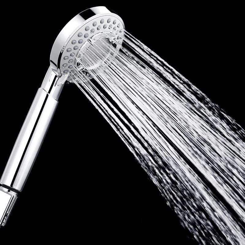 Silver Handheld Shower Head 3 Sprays Stainless Steel Wall-Mount Showerhead -Bathlova