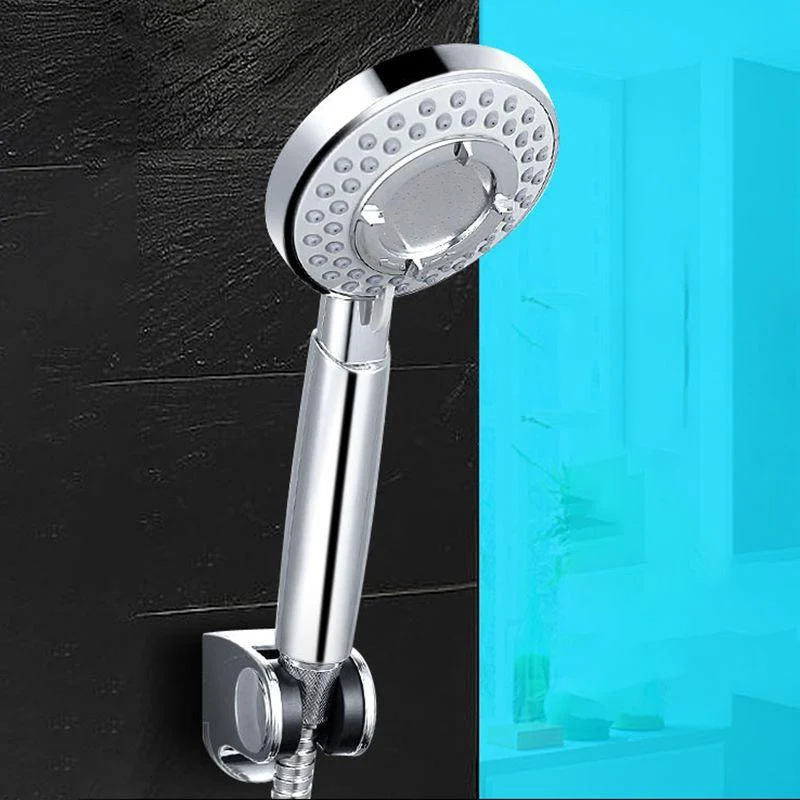 Silver Handheld Shower Head 3 Sprays Stainless Steel Wall-Mount Showerhead -Bathlova