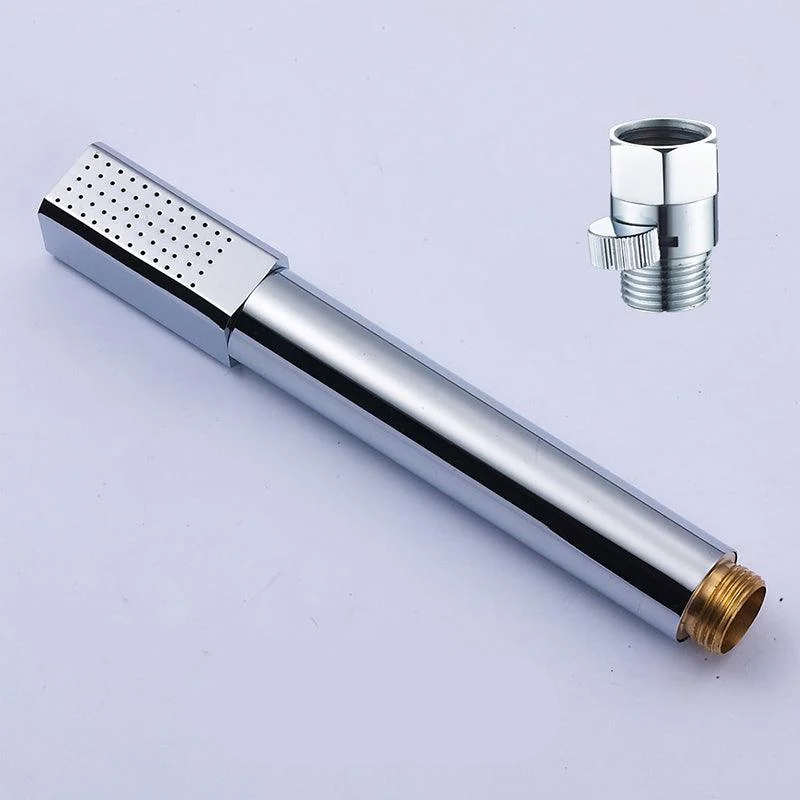 Simple Handheld Shower Head Square 304 Stainless Steel Shower Head -Bathlova