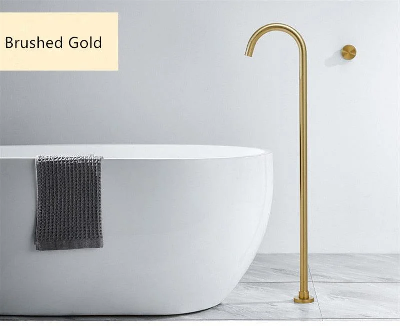 Simple Honeycomb Freestanding Bathroom Tap -Bathlova