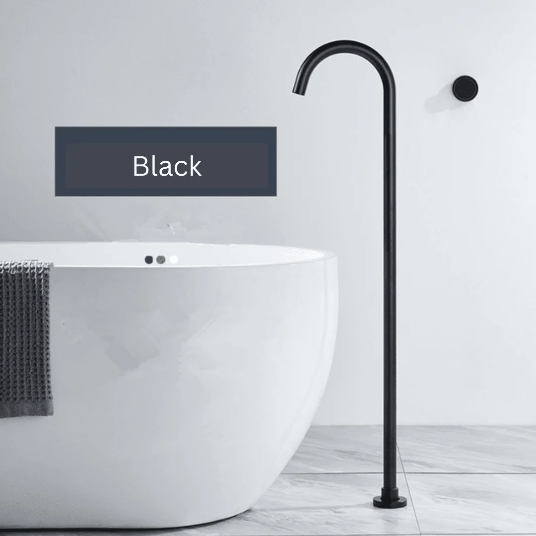 Simple Honeycomb Freestanding Bathroom Tap -Bathlova