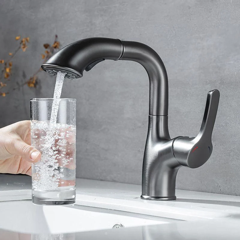 Simplicity Centerset Tap Pure Color Bathroom Vessel Tap -Bathlova