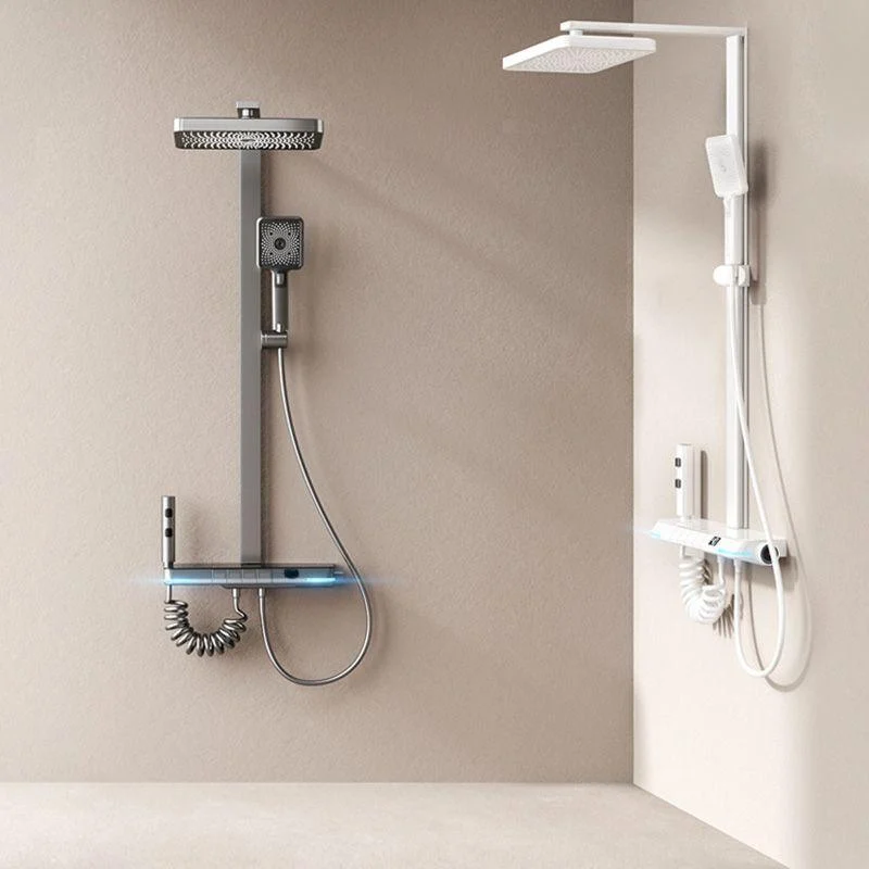 Simplicity Shower Combo Solid Color Valve Included Shower Head Combo -Bathlova