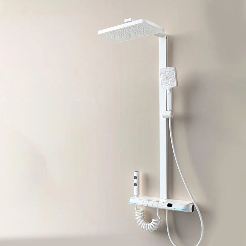 Simplicity Shower Combo Solid Color Valve Included Shower Head Combo -Bathlova