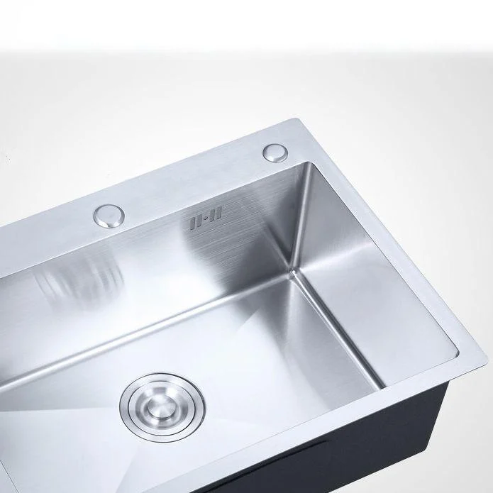 Single Bowl Kitchen Sink Stainless Steel Kitchen Sink(Not Included Tap) -Bathlova