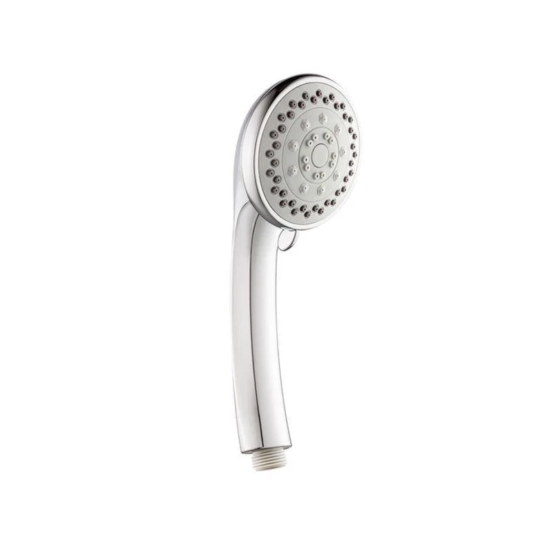 Single Dual Shower Head Square High Arch Shower Head Combo in Chrome -Bathlova