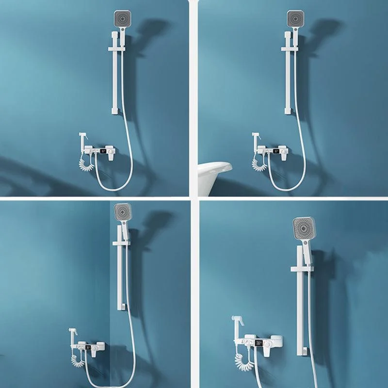 Single Hand Shower Modern Shower Tap Wall Mounted Shower Trim -Bathlova