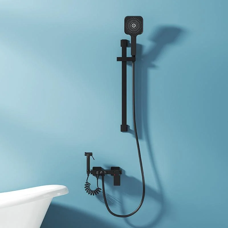 Single Hand Shower Modern Shower Tap Wall Mounted Shower Trim -Bathlova