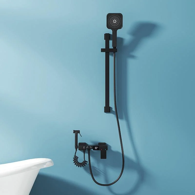 Single Hand Shower Modern Shower Tap Wall Mounted Shower Trim -Bathlova