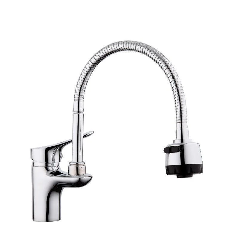 Single Handle 360 Degree Rotation Flexible Kitchen Tap -Bathlova