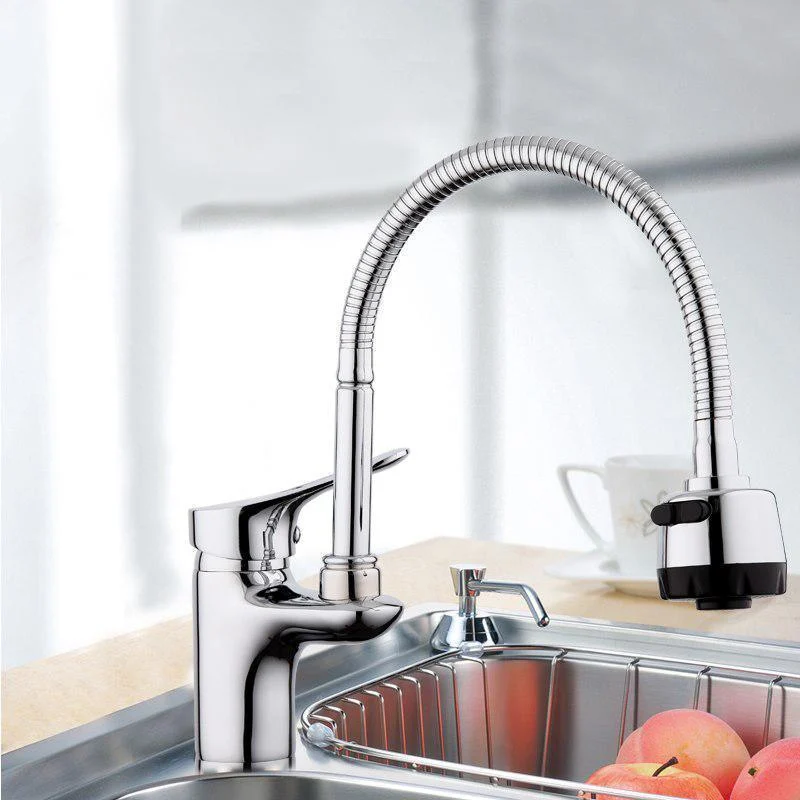 Single Handle 360 Degree Rotation Flexible Kitchen Tap -Bathlova