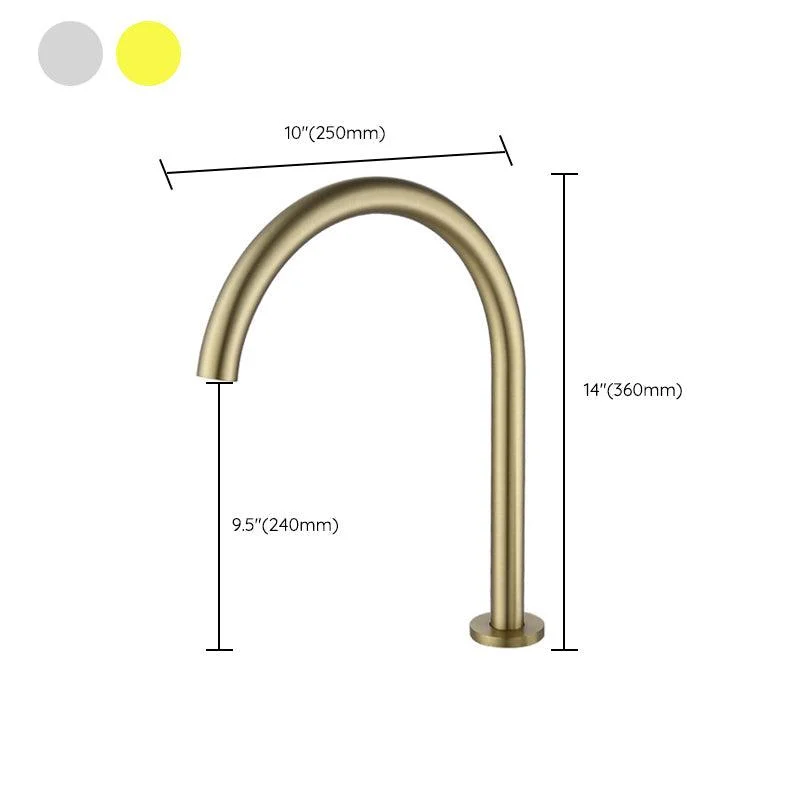 Single Handle Basin Tap Circular Luxury Vanity Sink Tap for Bathroom -Bathlova