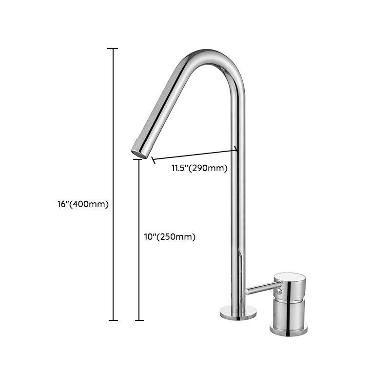 Single Handle Basin Tap Contemporary Luxury Bathroom Tap -Bathlova