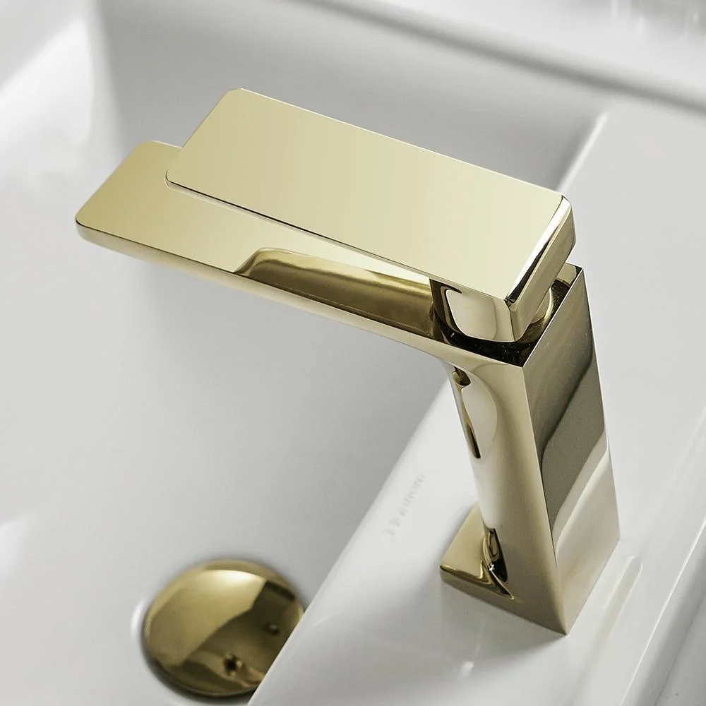 Single Handle Deck Mount Bathroom Sink Tap -Bathlova