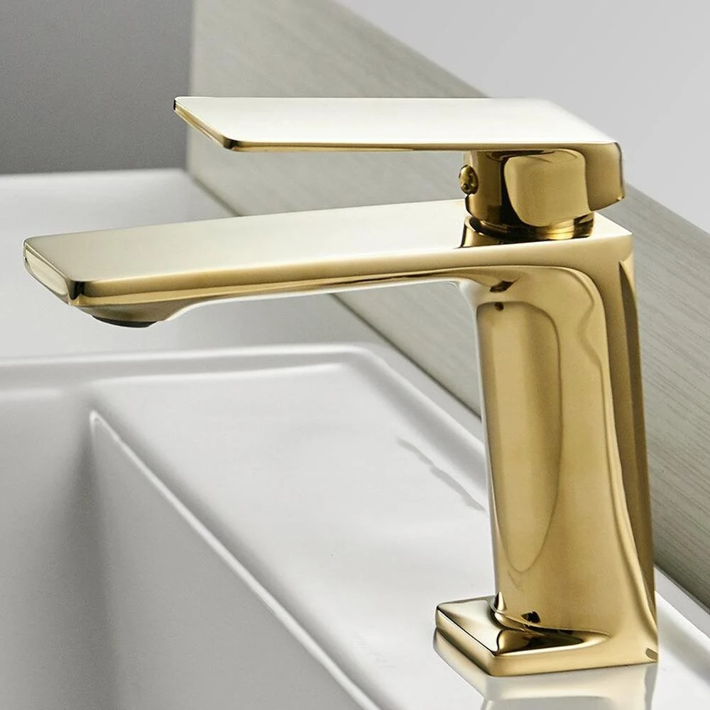 Single Handle Deck Mount Bathroom Sink Tap -Bathlova