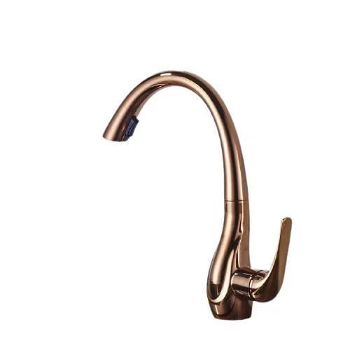 Single Handle Deck Mounted Pull Out Spout Tap -Bathlova