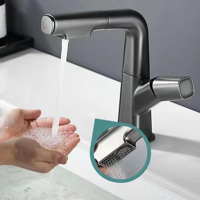 Single Handle Tap Contemporary Style Sink Tap for Bathroom -Bathlova