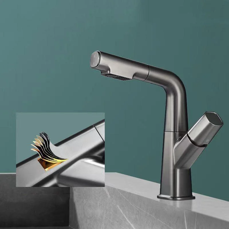 Single Handle Tap Contemporary Style Sink Tap for Bathroom -Bathlova