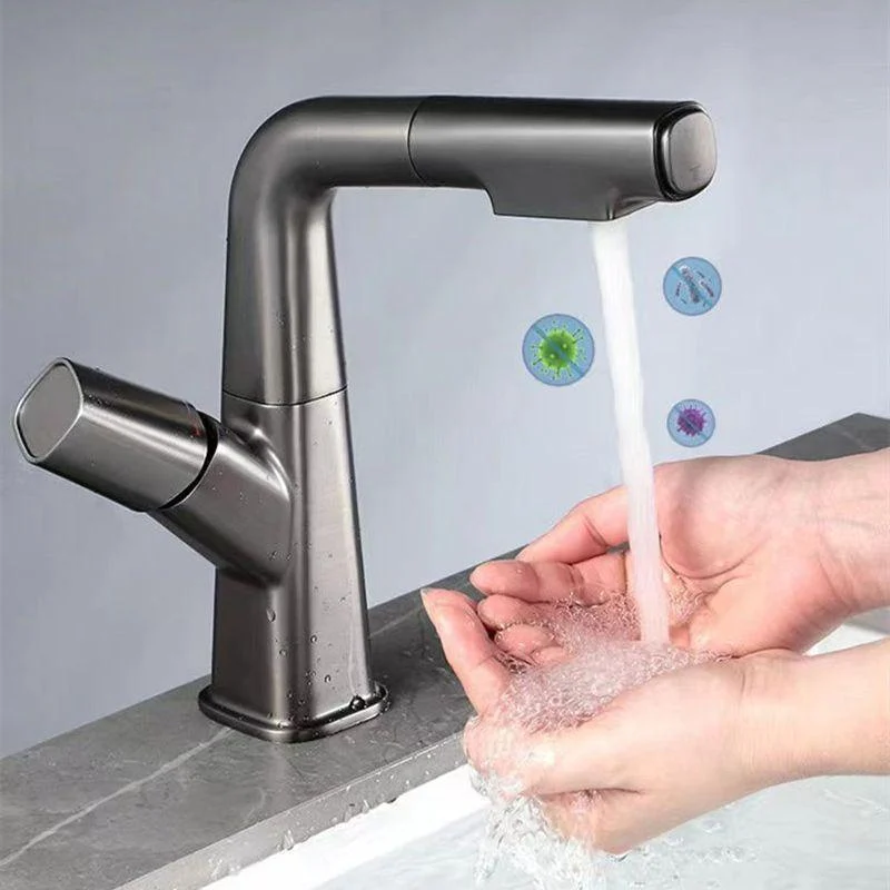 Single Handle Tap Contemporary Style Sink Tap for Bathroom -Bathlova