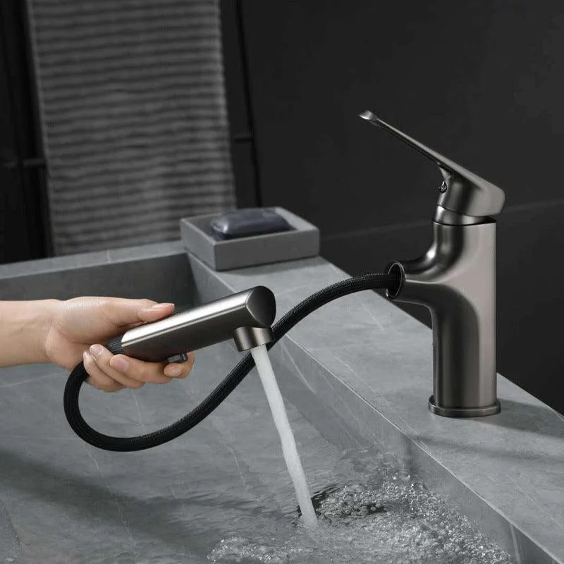 Single Handle Tap Contemporary Vessel Sink Tap with Lever Handle -Bathlova