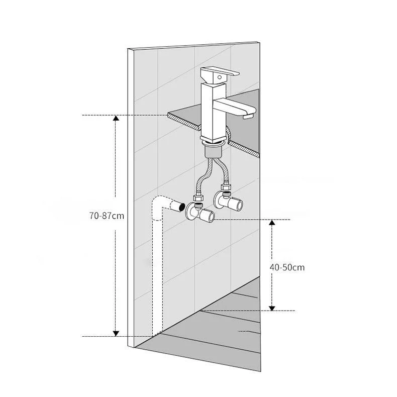 Single Handle Taps Glam Style Vessel Sink Taps for Bathroom -Bathlova