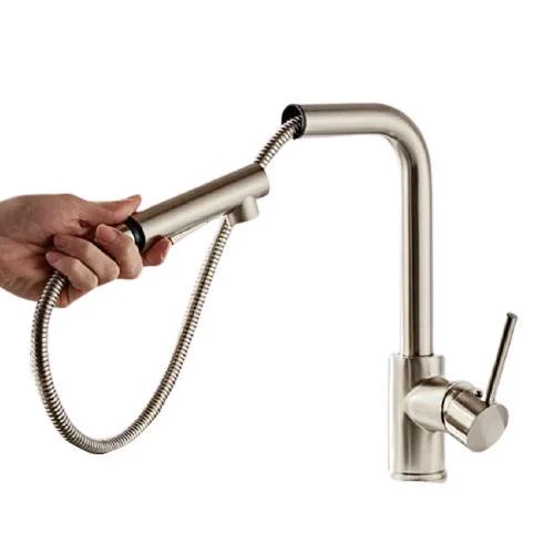 Single Hole 360 Degree Swivel Handle Kitchen Tap -Bathlova