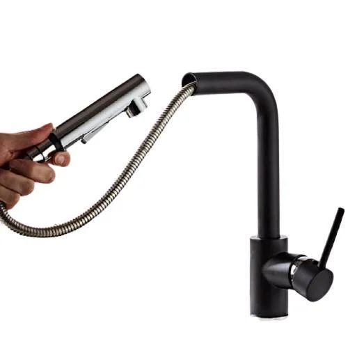 Single Hole 360 Degree Swivel Handle Kitchen Tap -Bathlova