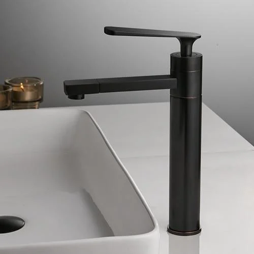 Single Hole Basin Tap Brass Deck Mounted Bathroom Mixer Tap -Bathlova