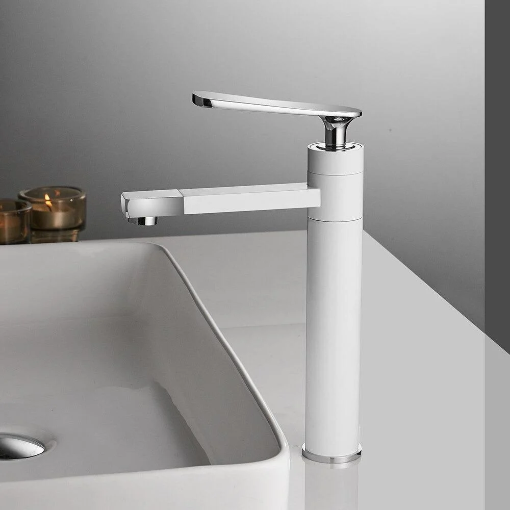 Single Hole Basin Tap Brass Deck Mounted Bathroom Mixer Tap -Bathlova