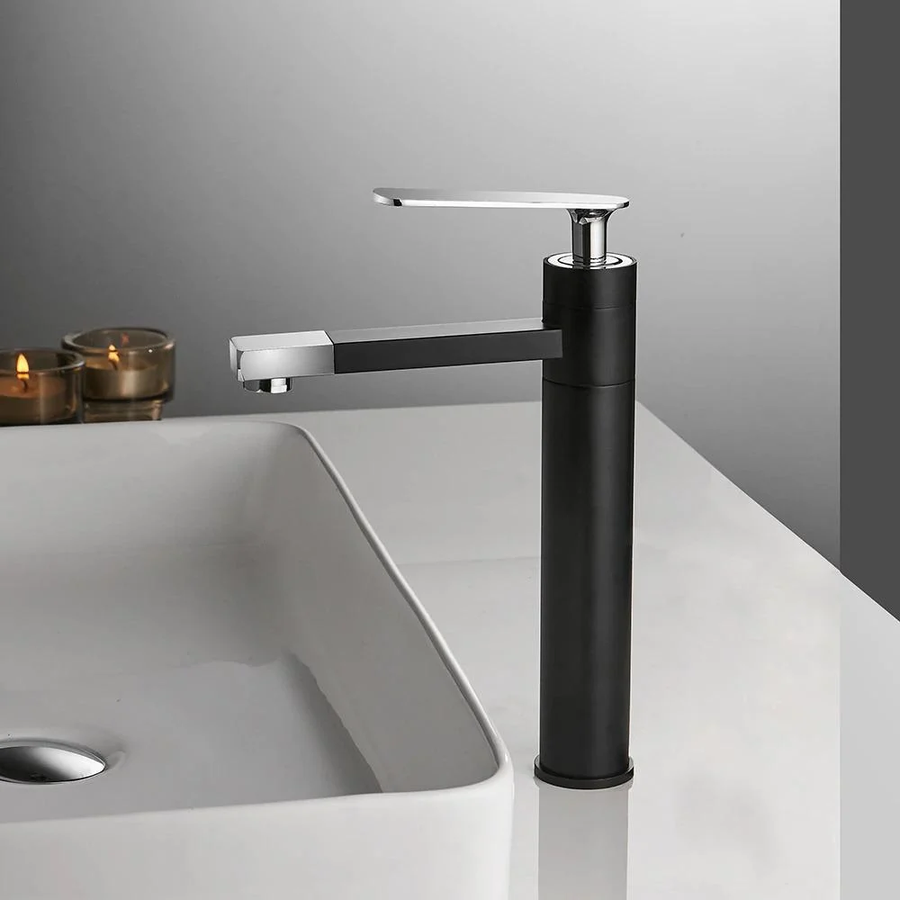 Single Hole Basin Tap Brass Deck Mounted Bathroom Mixer Tap -Bathlova