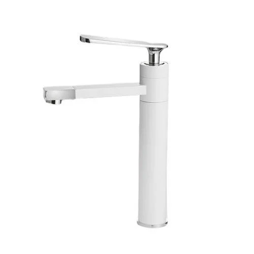 Single Hole Basin Tap Brass Deck Mounted Bathroom Mixer Tap -Bathlova