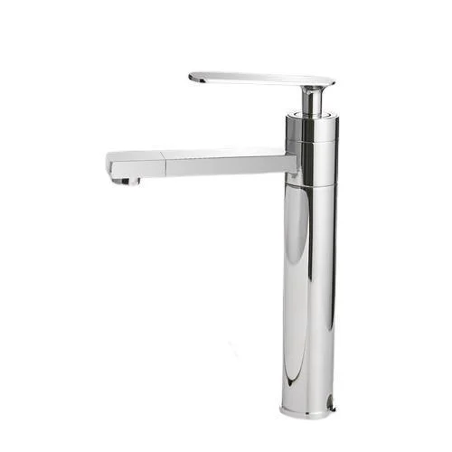 Single Hole Basin Tap Brass Deck Mounted Bathroom Mixer Tap -Bathlova