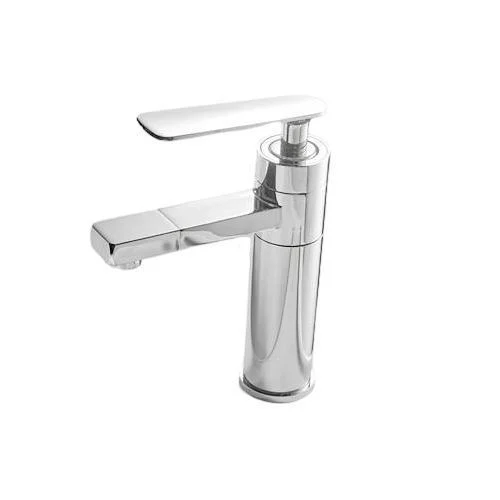 Single Hole Basin Tap Brass Deck Mounted Bathroom Mixer Tap -Bathlova