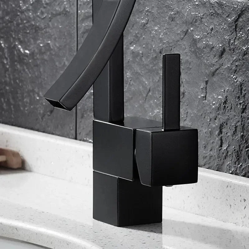 Single-Hole Deck Mounted Waterfall Bathroom Tap -Bathlova