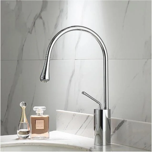 Single Lever 360 Rotation Spout Modern Tap Mixer Tap -Bathlova