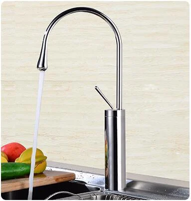 Single Lever 360 Rotation Spout Modern Tap Mixer Tap -Bathlova