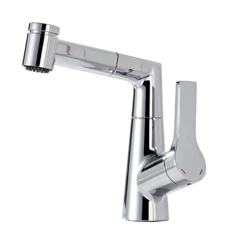 Single Lever Handle Taps Contemporary Centerset Taps for Bathroom -Bathlova